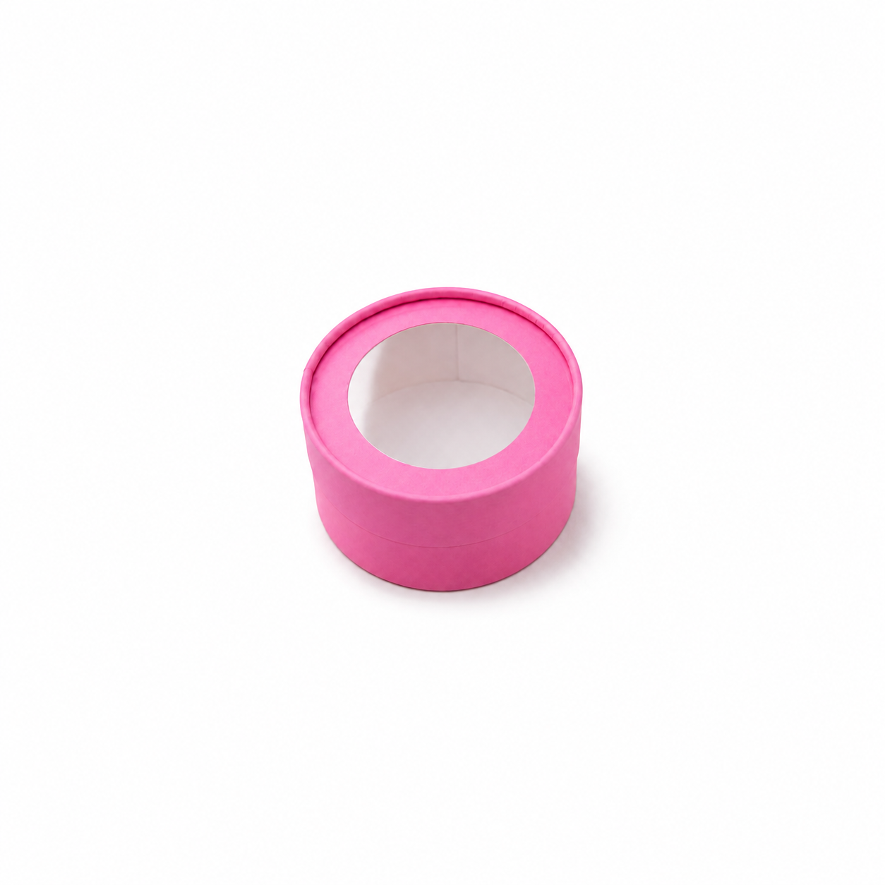Small Round Clear Window Gift Box, 4.7"— Set of 6